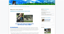 Desktop Screenshot of americanaussies.at